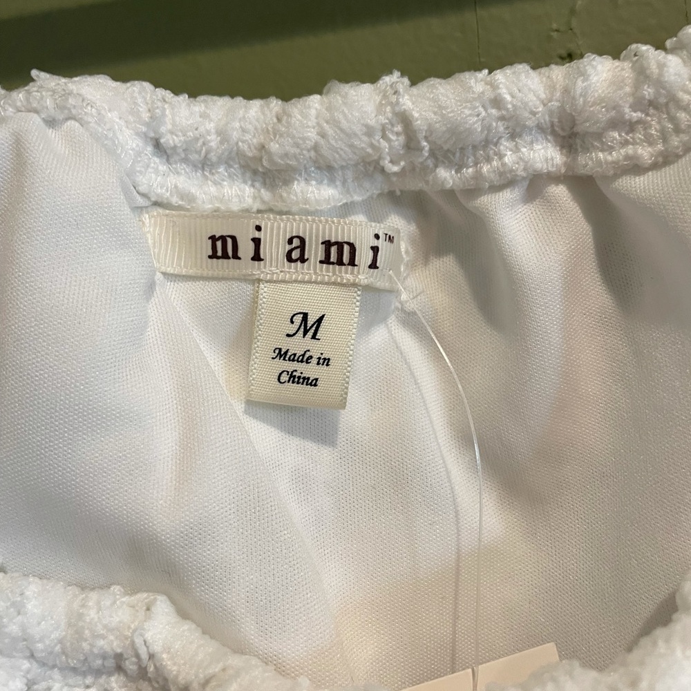 MIAMI (Francescas’s) WHITE DRESS Sz MEDIUM - Picture 5 of 7